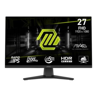   MSI Monitor GAMING MAG 272F 27" FHD 1920x1080, Rapid IPS 200Hz, 16:9, 1000:1, 0,5ms, HDMI, DP, Black