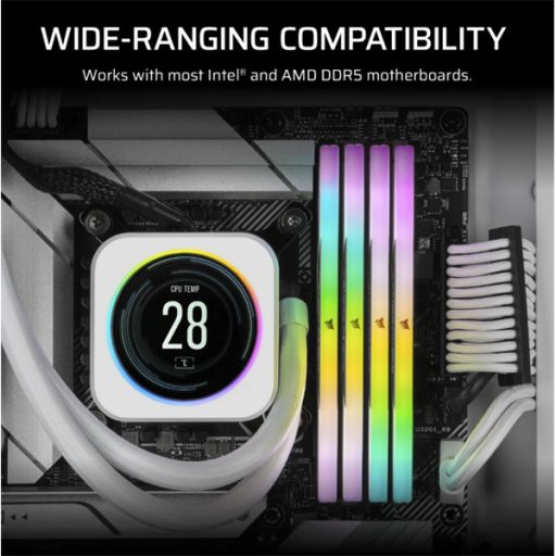 CORSAIR Memória VENGEANCE RGB DDR5 Light Enhancement Kit, Fényerősítő készlet, fehér