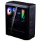 ADATA XPG Ház Midi ATX Valor AIR PLUS, 4x120mm RGB ventilátor, Tápegység nélkül, üvegfalú, fekete