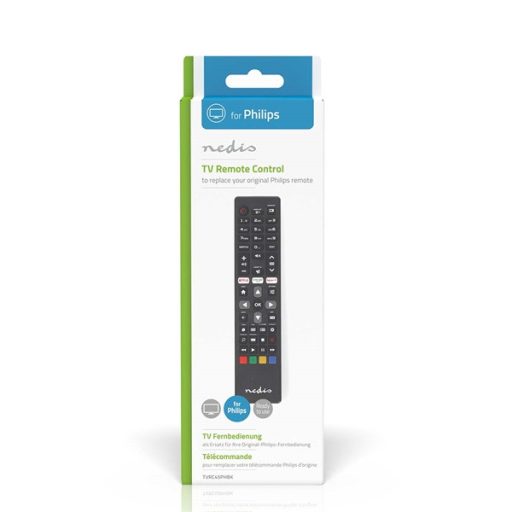 Nedis csere távirányító, Philips, előre programozott, Amazon Prime, Netflix, Rakuten TV, Smart Hub gombok