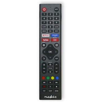   Nedis csere távirányító, Hi-Sense, előre programozott, Amazon Prime, Disney+, Netflix, Rakuten TV gombok