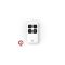 Nedis ZBRC10WT SmartLife távirányító, zigbee 3.0, gombok száma 4, Android, IOS, fehér