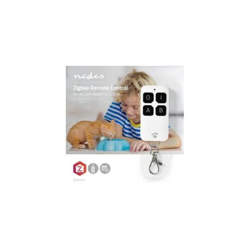 Nedis ZBRC10WT SmartLife távirányító, zigbee 3.0, gombok száma 4, Android, IOS, fehér