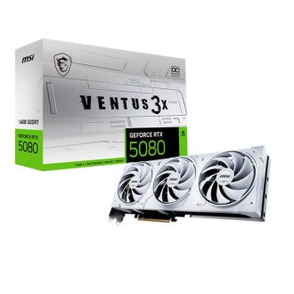   MSI Videokártya PCI-Ex16x nVIDIA RTX 5080 VENTUS 3X WHITE 16GB DDR7 OC