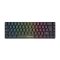 SILVERLINE gamer vezetékes billentyűzet, kompakt, RGB világítás, HU