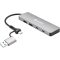 SANDBERG Hub és elosztó, USB-C/A to 2xUSB-A+2xUSB-C Hub