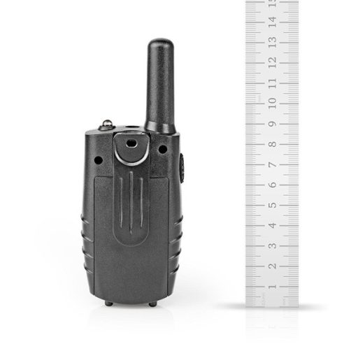 Nedis WLTK0800BK Walkie-Talkie készlet, 2 kézibeszélő 8 km-ig, csat: 8 PTT / VOX akár 2,5 óra, fejhallgató kimenet