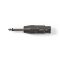 Nedis COTP15940BK 6,35 Jack dugó - 3P XLR aljzat adapter