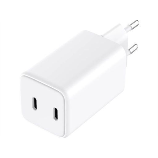 SANDBERG Hálózati töltő, AC Charger Dual UDB C PD 65W EU