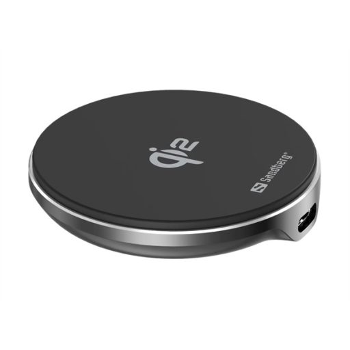SANDBERG Mágnesen töltő, Wireless Charger Mag Qi2 15W
