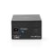 Nedis ASPL2512BK digitális audio splitter, TosLink be - 2x TosLink kimenet
