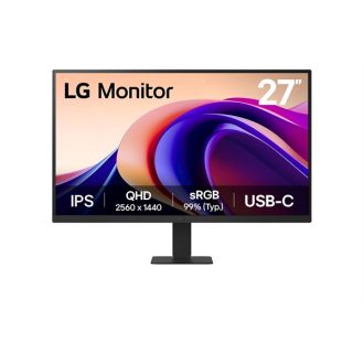   LG IPS monitor 27" 27U631A, 2560 x 1440, 16:9, 250 cd/m2, 5ms, HDMI/USB-C, 100Hz