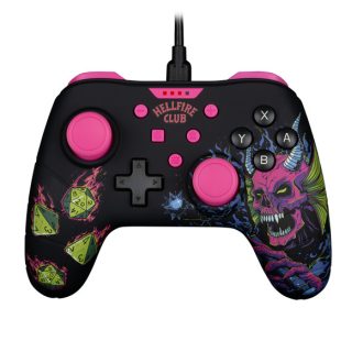   KONIX - STRANGER THINGS Nintendo Switch/PC Vezetékes kontroller, Fekete
