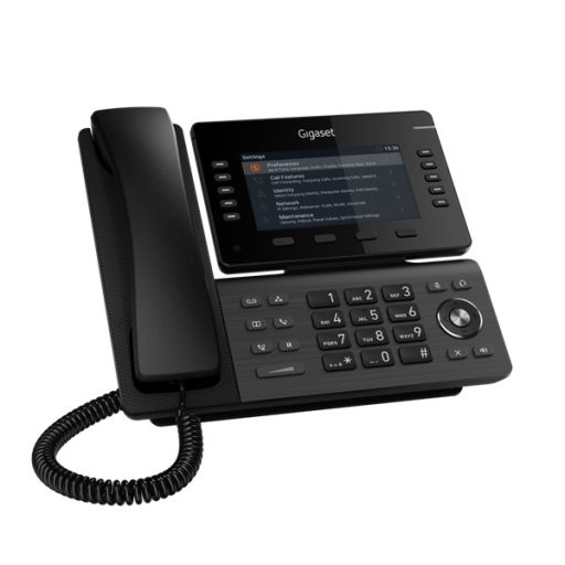 GIGASET P850W IP PRO IP asztali telefon, színes TFT kijelző, 10x LED funkcióbillentyű, HD hang, 2x USB, POE képes