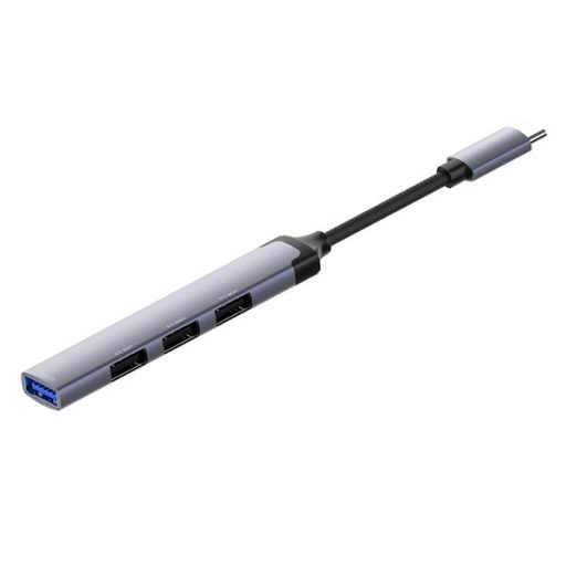 COLORWAY USB-elosztó CW-HUB04, USB-C 4-B-1 USB2.0X3/USB3.0
