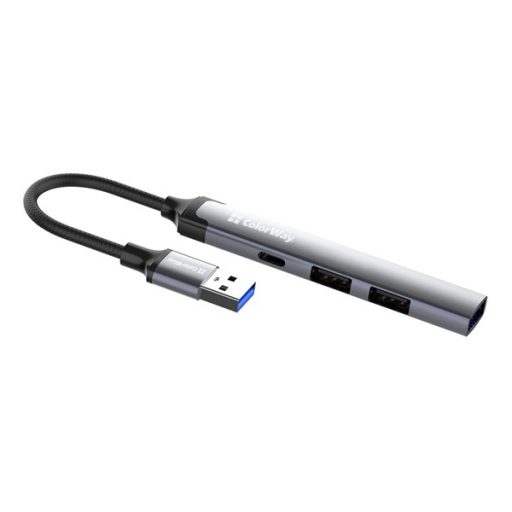 COLORWAY USB-elosztó CW-HUB05, USB-A 4-B-1 USB2.0X3/USB3.0