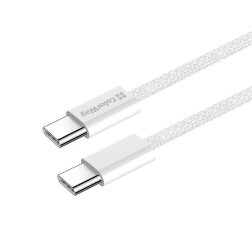 COLORWAY Kábel Type-C CW-CBPDCC061-GR, fonott pamut, PD Fast Charging 60W, 3,0A 1M szürke
