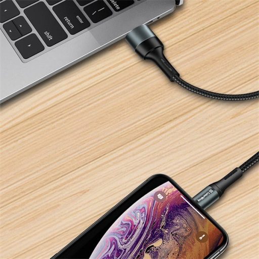 COLORWAY Kábel, USB Type-C CW-CBUC045-BK, nylon 2,4A 1M fekete