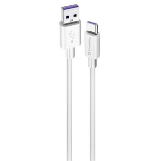   COLORWAY Kábel, USB Type-C CW-CBUC019-WH, gyors töltés, 5,0A 1M fehér