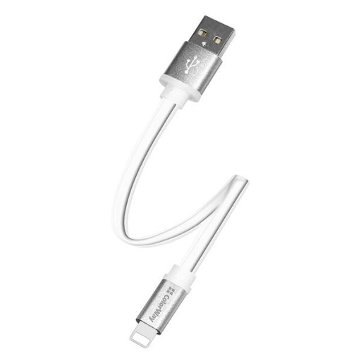 COLORWAY Kábel, USB dugasz CW-CBUM-LM25W, Lightning dugó 25 CM fehér