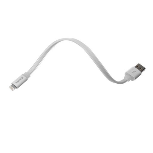 COLORWAY Kábel, USB dugasz CW-CBUM-LM25W, Lightning dugó 25 CM fehér