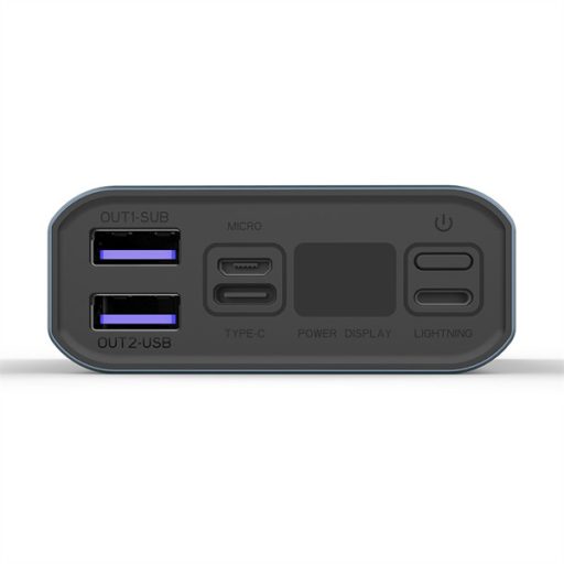 COLORWAY USB töltő adapter, Power Bank 20 000 mAh teljes (USB QC3.0 + USB-C tápellátás 22,5 W) Szürke CW-PB200LPH3GR-PDD
