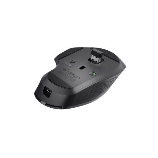 TRUST Vezeték nélküli egér 24820, Ozaa+ Multi-Device Wireless Mouse - Black