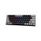 WHITE SHARK WAKIZASHI-2/B-G/R-HU, GK-002113V2/B-G/R-HU fekete/szürke magyar, mechanikus gamer billentyűzet, piros kapcs.