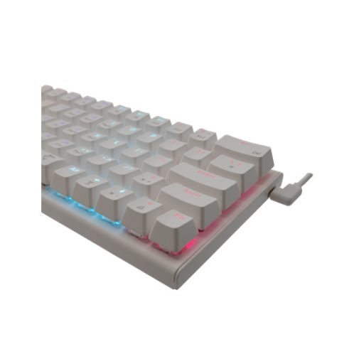 WHITE SHARK WAKIZASHI-2/W/BL-HU, GK-002223V2-W/BL-HU magyar fehér mechanikus gamer billentyűzet