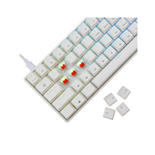 WHITE SHARK GK-004211W/R-US SHINOBI-2/W-R-US mech. bill. 61 piros gomb,fekete,angol