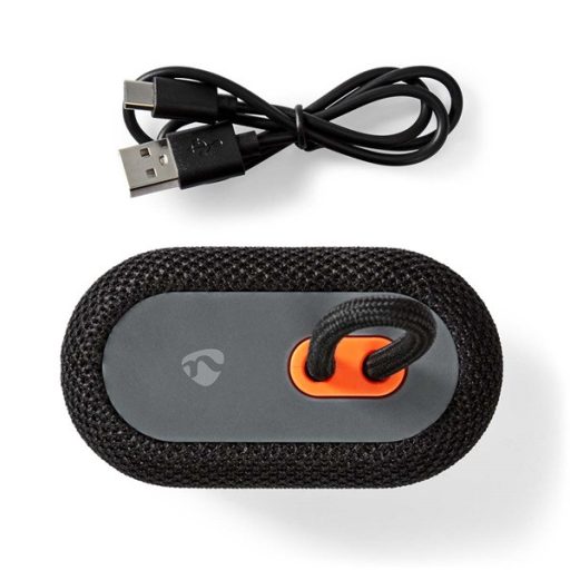 Nedis SPBT2005BK akkumulátoros bluetooth hangszóró 7W, 7 óra játékidő, beépített mikrofon