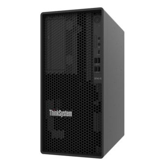   LENOVO torony szerver - ST45 V3 (3.5"), 4C AMD EPYC 4124P 3.8GHz, 1x16GB, 2x 1TB HDD, Software RAID, 500W.