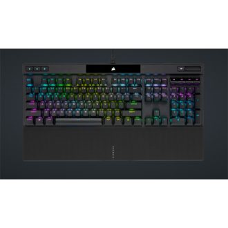   CORSAIR Vezetékes Billentyűzet Gaming, K70 RGB PRO, Mechanikus, CHERRY MX SPEED switch, Alumínium keret, US, szürke