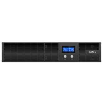   NJOY Szünetmentes Anser 1500, 1.5KVA, 900W, Line-Interactive, rack (2U), LCD display