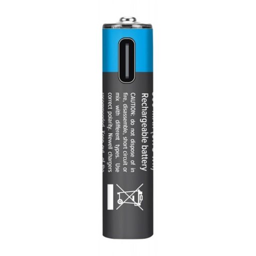 NEWELL USB-C 500  mikro elem akkumulátor, R3, AAA,  1,5 V, tartozék USB-A / USB-C kábel, 40 hónap garancia