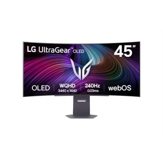   LG OLED Gaming 240Hz ívelt smart monitor 45" 45GX90SA, 3440x1440, 21:9, 275cd/m2, 0,03ms, HDMIx2/DIsplayport/USBx2/USB-C