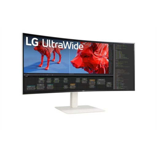 LG ívelt 144Hz monitor 38" 38WR85QC,3840x1600,21:9,450cd/m2,1ms,HDMIx2/Displayport/USBx4/USB-C/RJ45