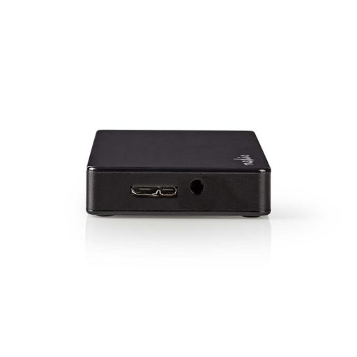 Nedis UHUBU3420BK aktív 4 portos USB HUB, USB 3.2 Gen 1, 5V táp
