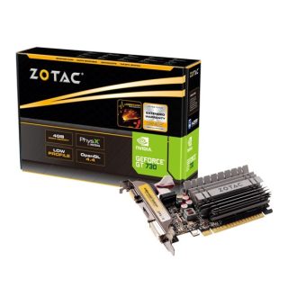   ZOTAC Videokártya PCI-Ex16x nVIDIA GT 730 ZONE EDITION 4GB DDR3 Low Profile
