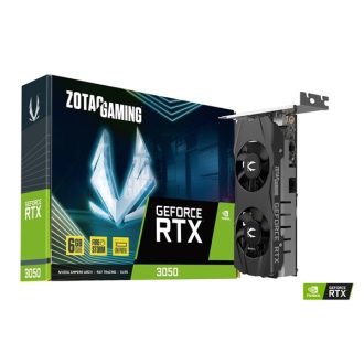   ZOTAC Videokártya PCI-Ex16x nVIDIA RTX 3050 6GB GDDR6 Low Profile