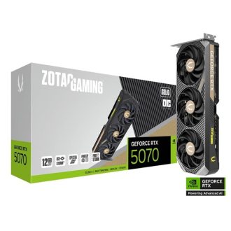   ZOTAC Videokártya PCI-Ex16x nVIDIA RTX 5070 SOC 12GB GDDR7 OC