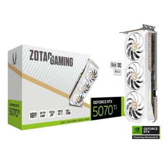   ZOTAC Videokártya PCI-Ex16x nVIDIA RTX 5070 Ti SOC WHITE 16GB GDDR7 OC