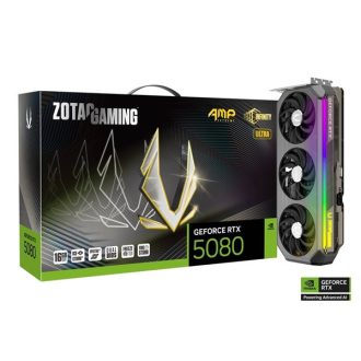  ZOTAC Videokártya PCI-Ex16x nVIDIA RTX 5080 AMP EXTREME INFINITY ULTRA 16GB GDDR7