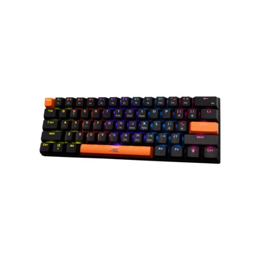 Baracuda DOLPHIN-B/R-US, BGK-03111B/R-US fekete mechanikus gamer billentyűzet piros kapcsolóval, angol