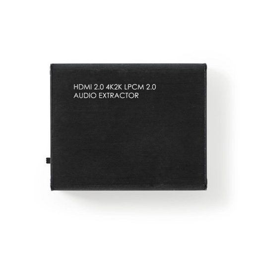 Nedis VEXT3470AT HDMI jel leválasztó (extractor), HDMI bemenet - HDMI kimenet, TosLink anya,  3,5 mm jack anya, 4K@60Hz