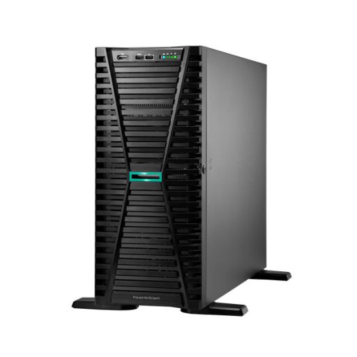 HPE torony szerver ProLiant ML110 Gen11, Xeon-S 4514Y 16C 2.00GHz, 2x32GB, 2x480GB SSD 8SFF, MR408i-o, 2x1000W