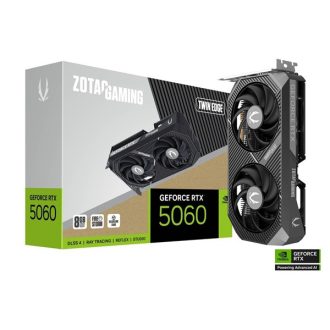   ZOTAC Videokártya PCI-Ex16x nVIDIA RTX 5060 TWIN EDGE 8GB GDDR7
