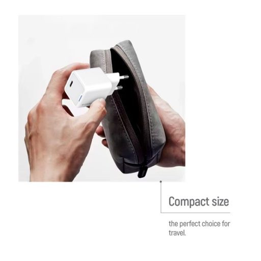 COLORWAY AC töltő GaN Mini CW-CHS054PDC-WT 30W PD port PPS USB-C fehér + kábel Type-C