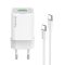 COLORWAY AC töltő GaN Mini CW-CHS055PDC-WT 35W PD port PPS USB (Type-C PD + USB QC4.0) kábel Type-C