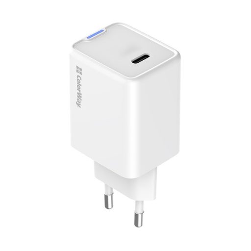 COLORWAY AC töltő GaN Mini CW-CHS057PD-WT 45W PD port PPS USB-C fehér